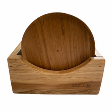 Load image into Gallery viewer, Handmade Teak Wood Coaster Set of Four