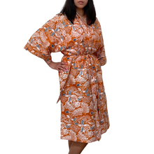 Load image into Gallery viewer, Handmade Batik Robe/ Kimono - Cotton - Carnelian
