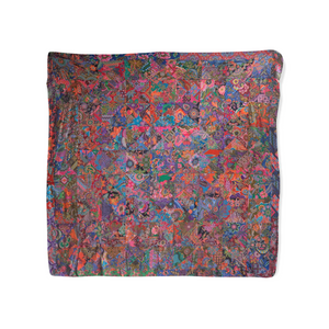Handmade Reversible Batik Quilt Blanket / Throw - TR0043 - 87"x87"