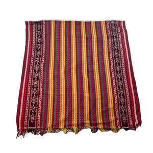 Ikat Blanket Throw, Multi-Color from Toraja, Indonesia