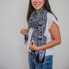 Load image into Gallery viewer, Handmade Batik Scarf - Cotton - Wings