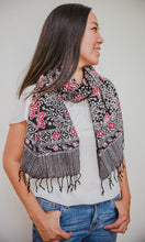 Load image into Gallery viewer, Handmade Batik Scarf - Cotton Fabric - Star