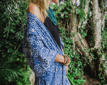 Load image into Gallery viewer, Handmade Batik Robe/ Kimono - Cotton - Stone
