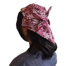 Load image into Gallery viewer, Batik Bandana - Fan in Maroon
