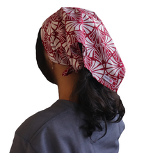 Load image into Gallery viewer, Batik Bandana - Fan in Maroon