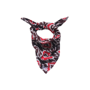 Batik Bandana - Donggala Red and Black