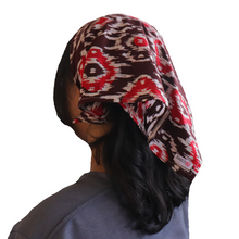 Load image into Gallery viewer, Batik Bandana - Donggala Red and Black