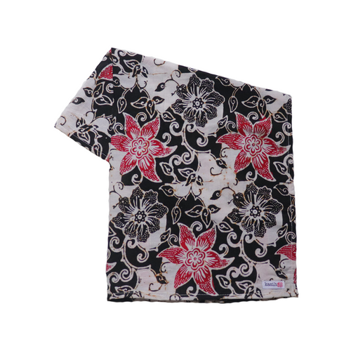 Batik Bandana - Red Flowers
