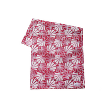 Load image into Gallery viewer, Batik Bandana - Fan in Maroon