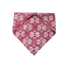 Load image into Gallery viewer, Batik Bandana - Fan in Maroon