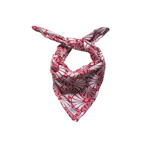Batik Bandana - Fan in Maroon