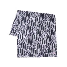 Load image into Gallery viewer, Batik Bandana - Lyrical in Black and White
