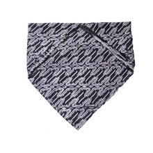 Load image into Gallery viewer, Batik Bandana - Lyrical in Black and White