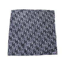 Load image into Gallery viewer, Batik Bandana - Lyrical in Black and White