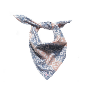 Batik Bandana - Songket Blue Yellow