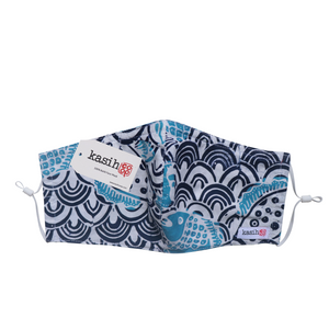 Gili Collection Batik Face Covering - Peacock
