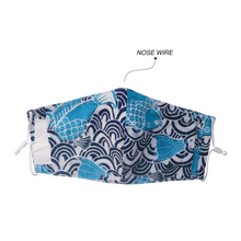 Load image into Gallery viewer, Gili Collection Batik Face Covering - Peacock