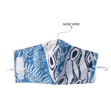 Load image into Gallery viewer, Gili Collection Batik Face Covering - Blade &amp; Leaf