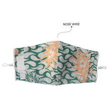 Load image into Gallery viewer, Gili Collection Batik Face Covering - Cendol Flower