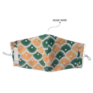 Gili Collection Batik Face Covering - Fins