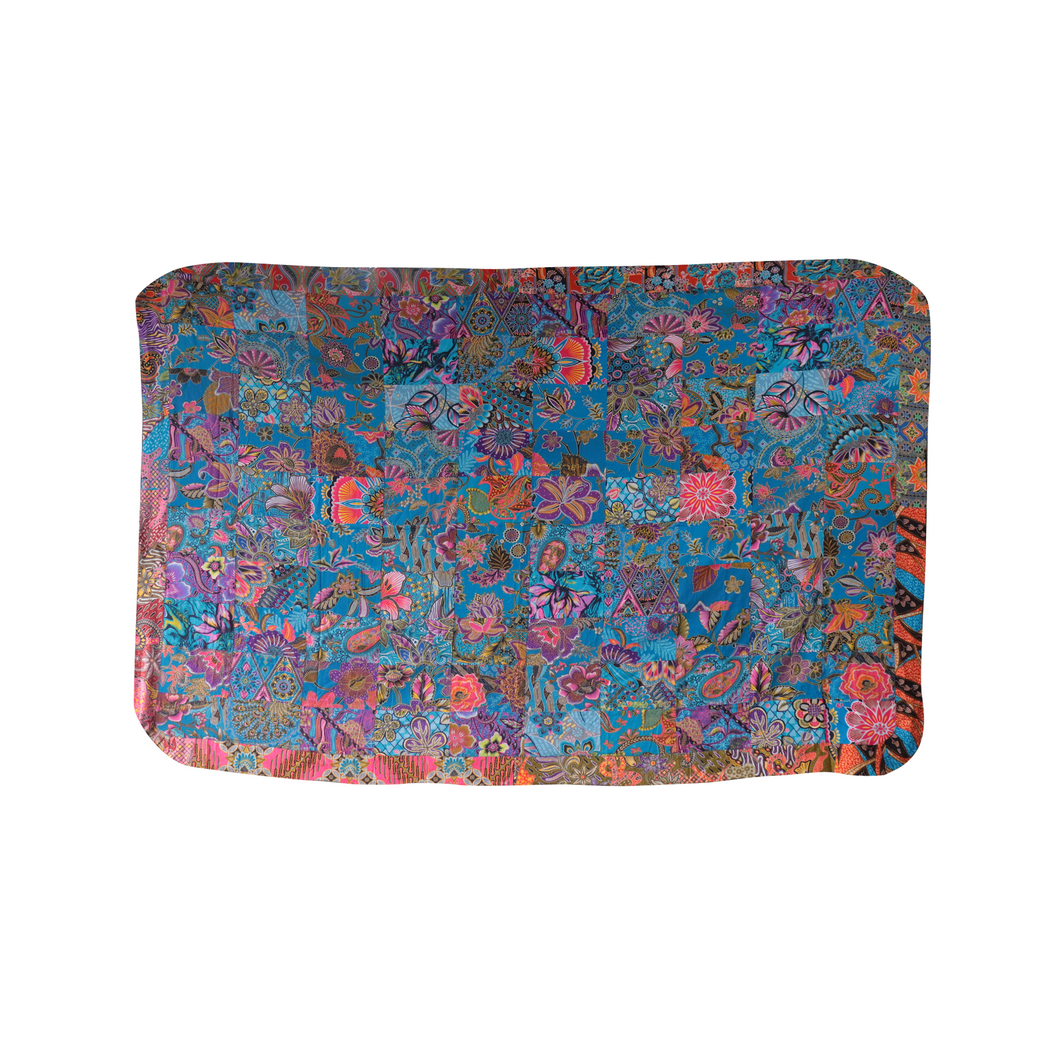 Handmade Reversible Batik Quilt Blanket / Throw - TR0024