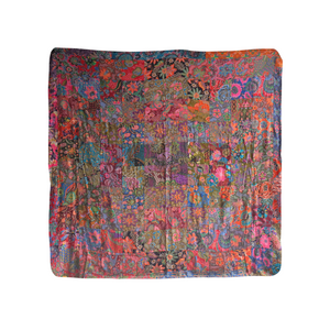 Handmade Reversible Batik Quilt Blanket / Throw - TR0037SQ