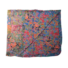 Load image into Gallery viewer, Handmade Reversible Batik Quilt Blanket / Throw - TR0038SQ