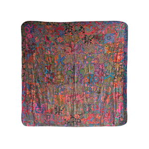 Handmade Reversible Batik Quilt Blanket / Throw - TR0038SQ