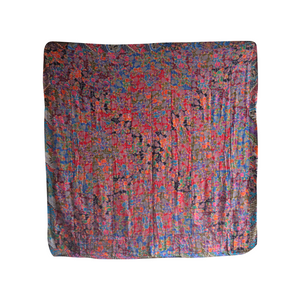Handmade Reversible Batik Quilt Blanket / Throw - TR0039SQ