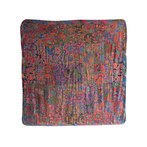 Handmade Reversible Batik Quilt Blanket / Throw - TR0039SQ