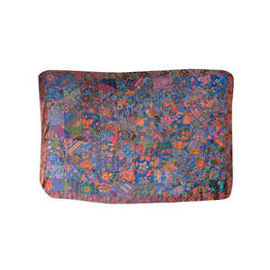Handmade Reversible Batik Quilt Blanket / Throw - TR0022