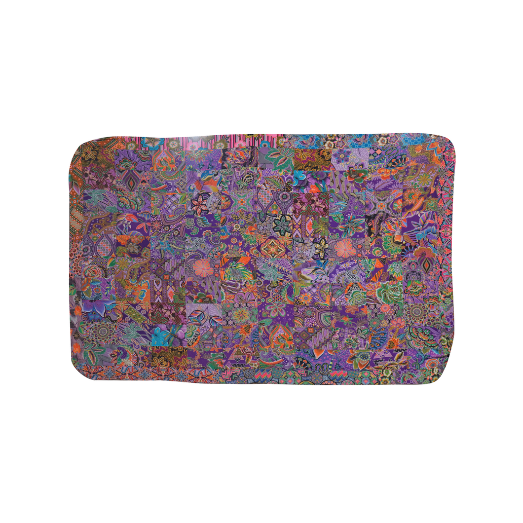 Handmade Reversible Batik Quilt Blanket / Throw - TR0025