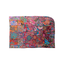 Load image into Gallery viewer, Handmade Reversible Batik Quilt Blanket / Throw - TR0027
