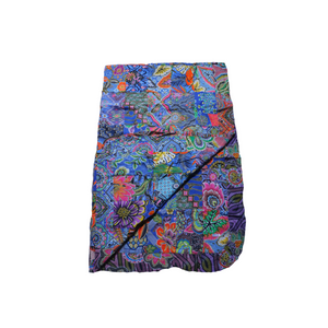 Handmade Reversible Batik Quilt Blanket / Throw - TR0061