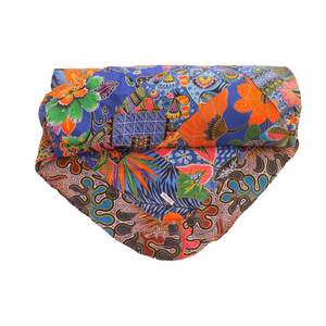 Handmade Reversible Batik Quilt Blanket / Throw - TR0061
