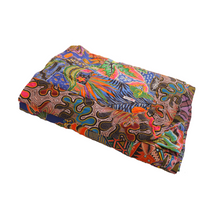 Load image into Gallery viewer, Handmade Reversible Batik Quilt Blanket / Throw - TR0061