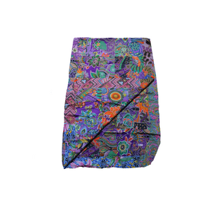 Handmade Reversible Batik Quilt Blanket / Throw - TR0062