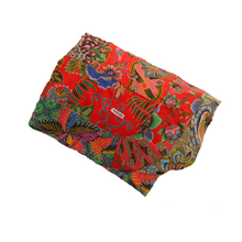 Load image into Gallery viewer, Handmade Reversible Batik Quilt Blanket / Throw - TR0052