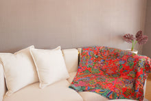 Load image into Gallery viewer, Handmade Reversible Batik Quilt Blanket / Throw - TR0052