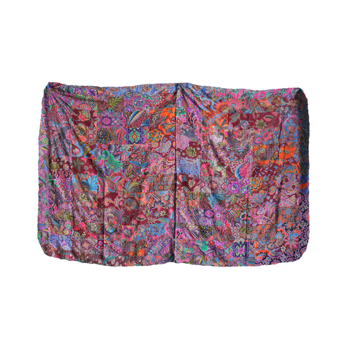 Handmade Reversible Batik Quilt Blanket / Throw - TR0053