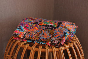 Handmade Reversible Batik Quilt Blanket / Throw - TR0055
