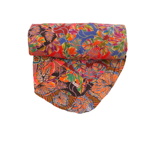 Handmade Reversible Batik Quilt Blanket / Throw - TR0055