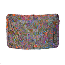 Load image into Gallery viewer, Handmade Reversible Batik Quilt Blanket / Throw - TR0056