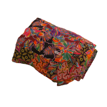 Load image into Gallery viewer, Handmade Reversible Batik Quilt Blanket / Throw - TR0056