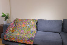 Load image into Gallery viewer, Handmade Reversible Batik Quilt Blanket / Throw - TR0056