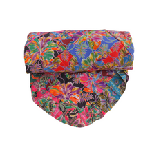 Load image into Gallery viewer, Handmade Reversible Batik Quilt Blanket / Throw - TR0053