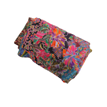 Load image into Gallery viewer, Handmade Reversible Batik Quilt Blanket / Throw - TR0053