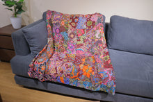 Load image into Gallery viewer, Handmade Reversible Batik Quilt Blanket / Throw - TR0053