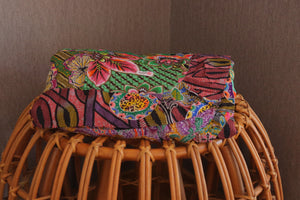 Handmade Reversible Batik Quilt Blanket / Throw - TR0059