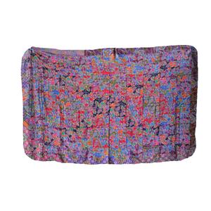 Handmade Reversible Batik Quilt Blanket / Throw - TR0059